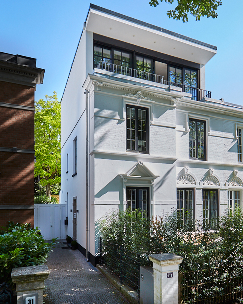 Dachaufstockung Stadtvilla